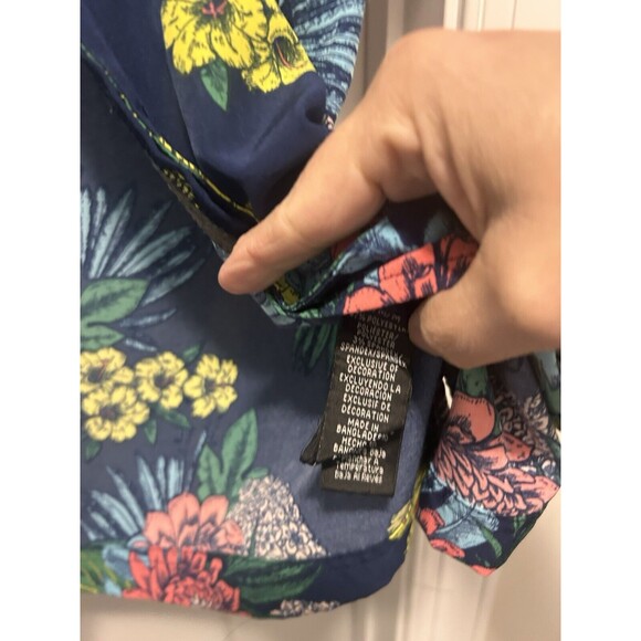 Life Is A Beach Good Vibes Short Sleeve Hawaiian Button Shirt Men's Size Medium - Picture 3 of 4